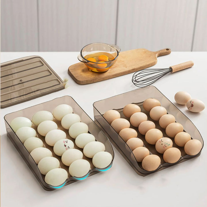 BowLift | Stylish and practical egg container with an intelligent stacking design