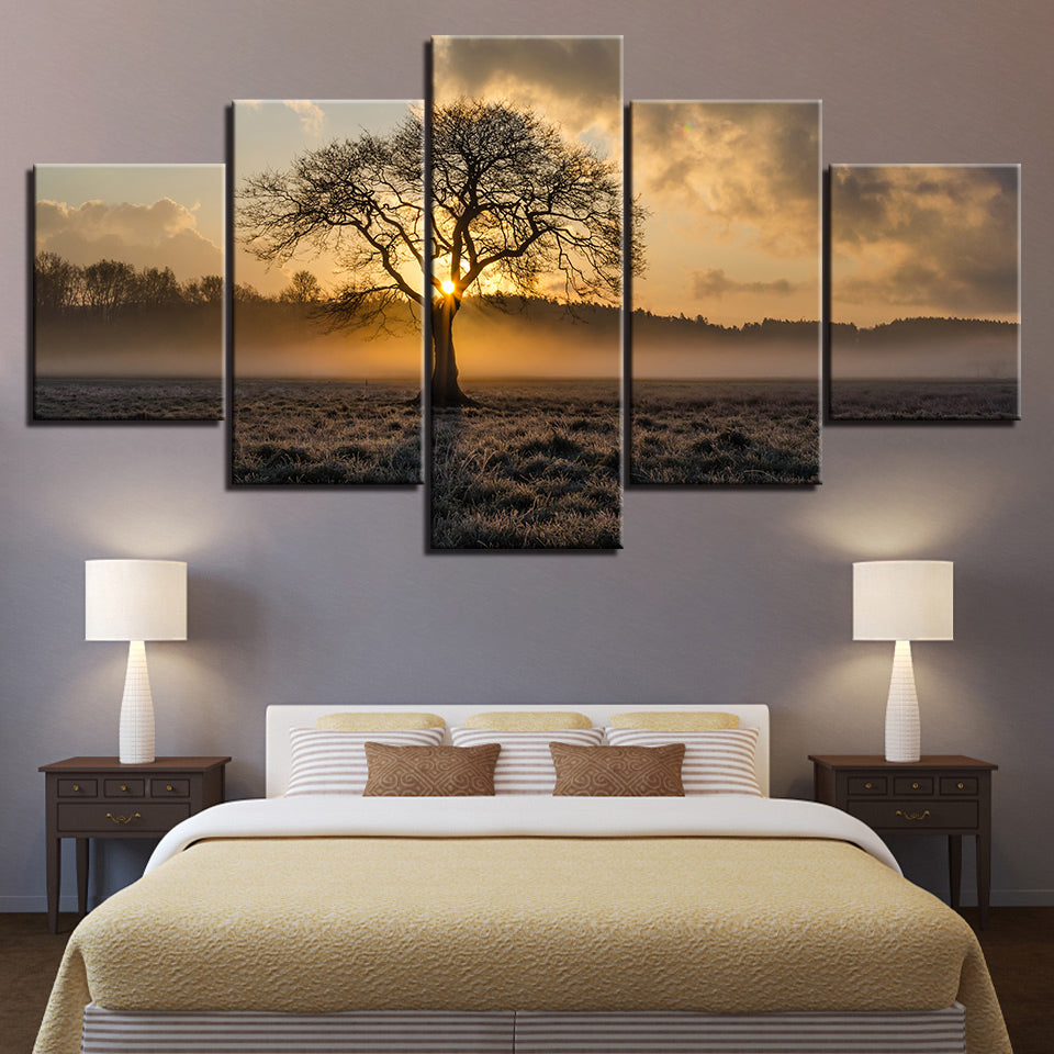 Tree of the Land - Canvas Wall Art Painting | Bowlift