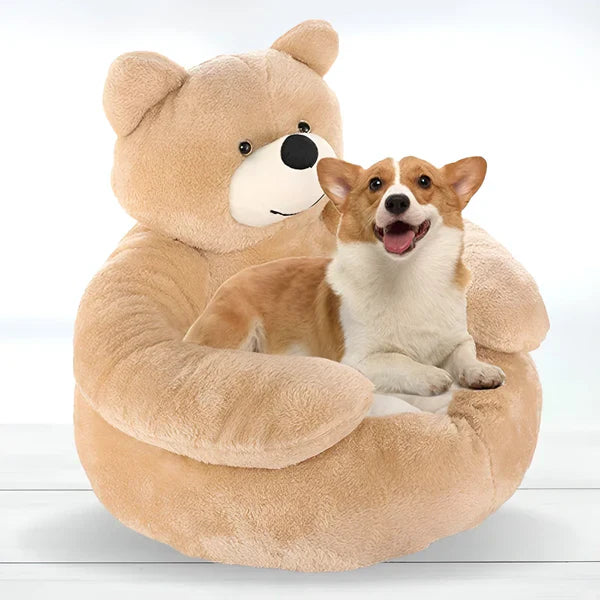 Winter Plush Pet Bed for Dogs and Cats Bowlift