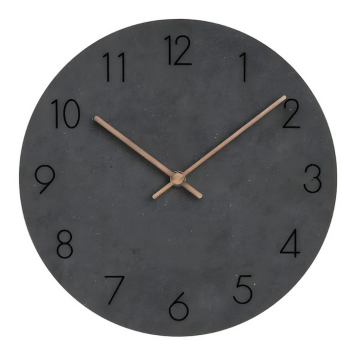 BowLift | Wooden wall clock with minimalist style and elegance