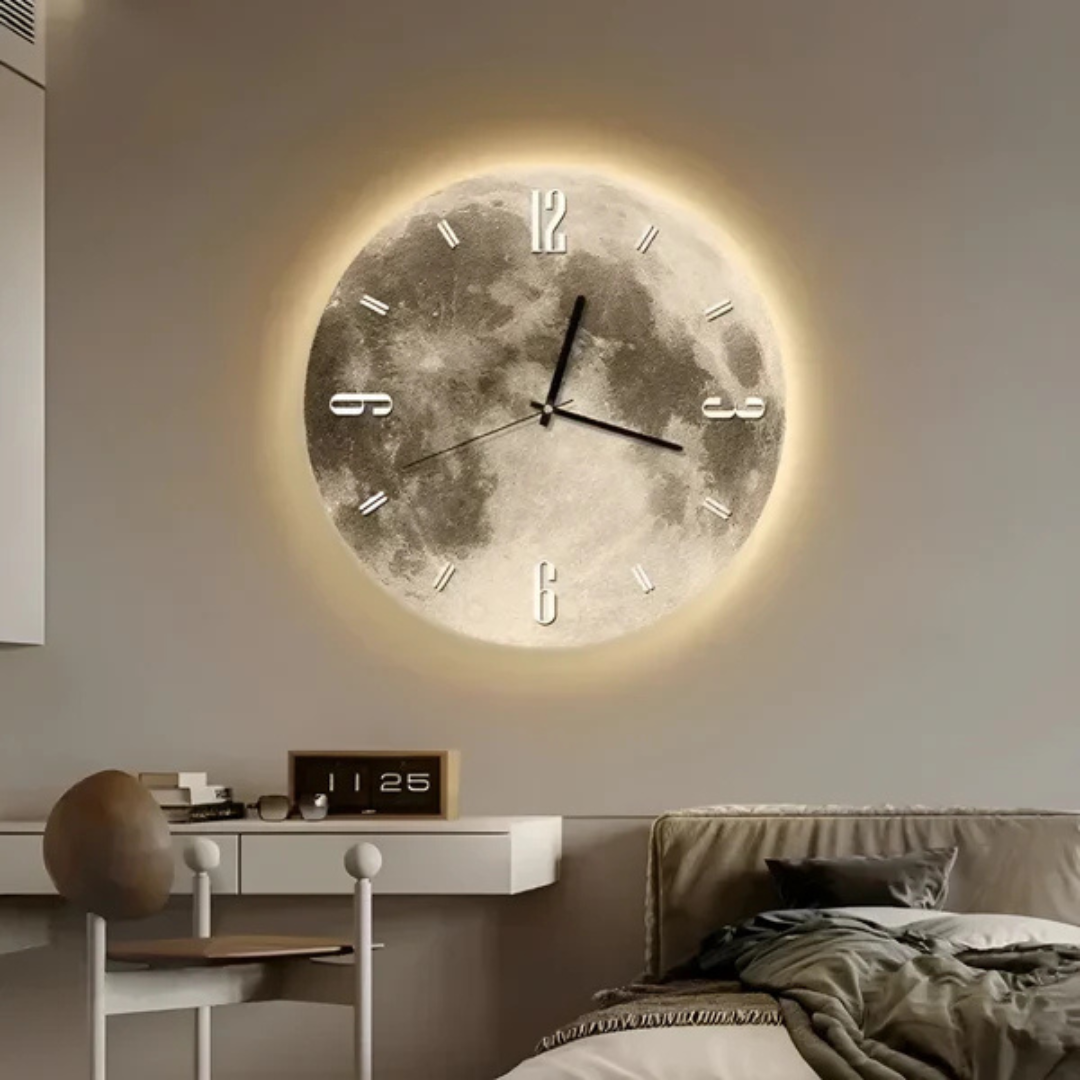 BowLift | Decorative Moon Wall Clock