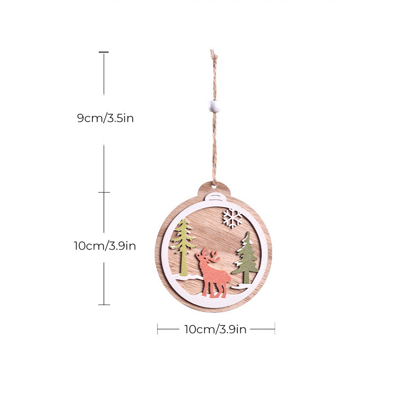 BowLift | Christmas Wooden Pendant