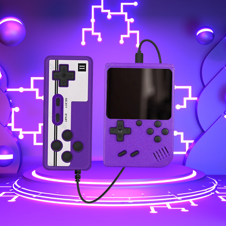 BowLift | Retro Handheld Gaming Console | 400+ Classic Games | Compact & Portable Design | PixelPlay