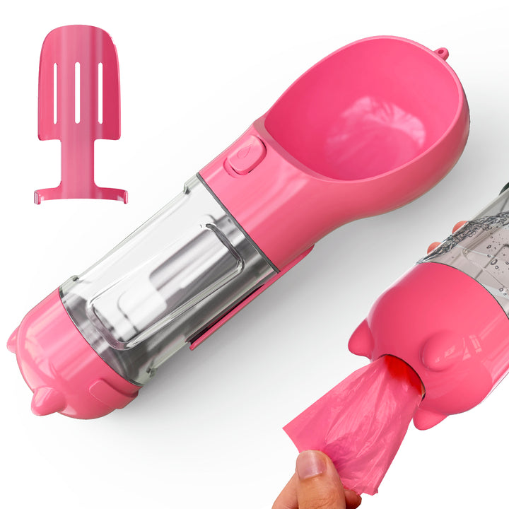 Portable 300ml Pet Water Bottle with Travel Bag