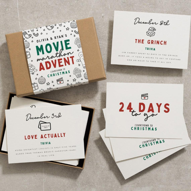 BowLift | Movie/Film Trivia Christmas Advent Calendar - Christmas Gift