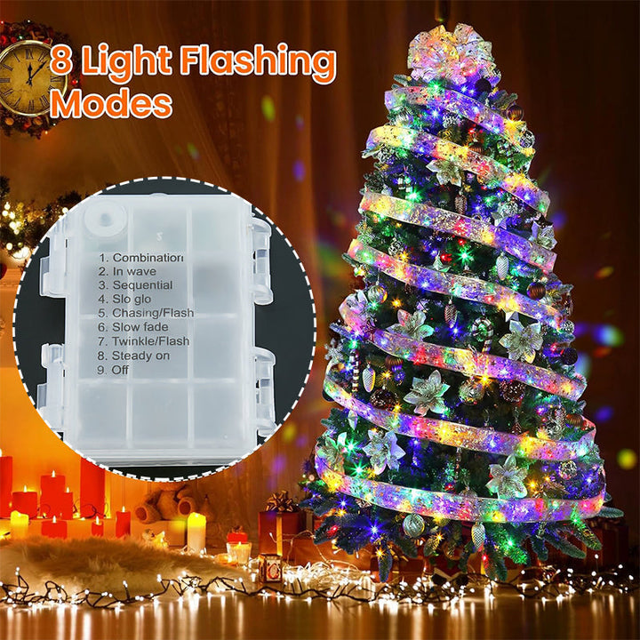 BowLift | Ribbon Christmas tree decorative lights