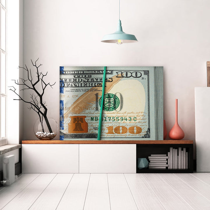 Money Bill - Canvas Wall Art Painting | Bowlift