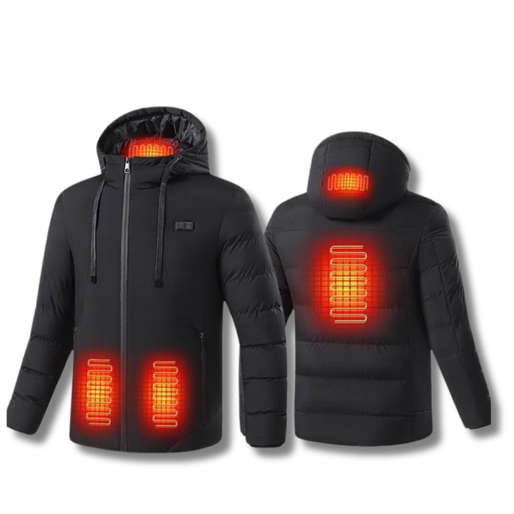 BowLift | Heated Puffer Jacket – Rechargeable Heated Jackets with Battery Pack, Best Heated Winter Coat for Men & Women UK