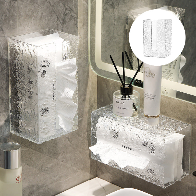 BowLift | Multifunctional Glacier Pattern Textile Box