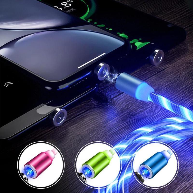Magnetic USB charging cable with LED | Bowlift