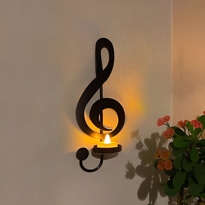 BowLift | Candle holder with music notes