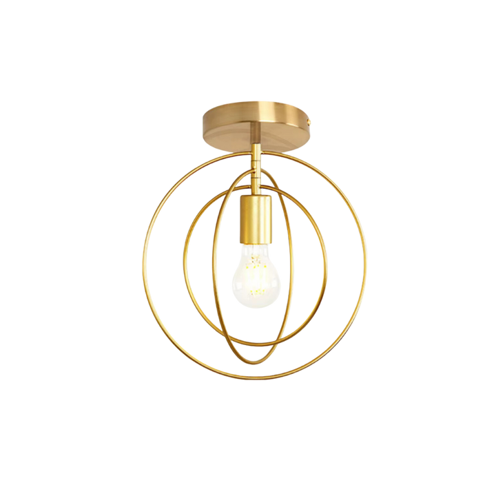 BowLift | Modern Ring-shaped Ceiling Lamp Gold