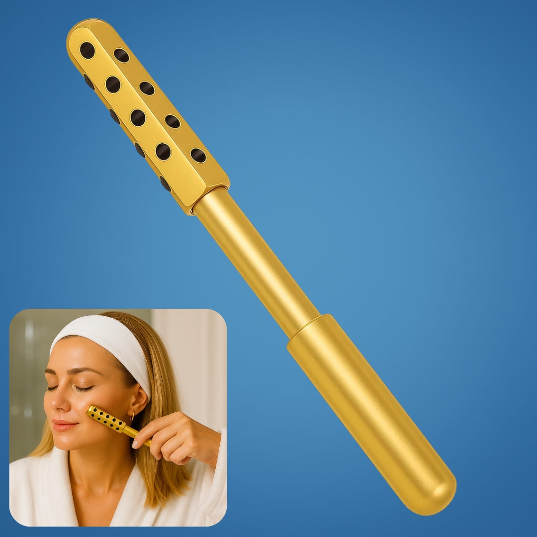 Depuff & Lift Skin – Smooth Metal Cooling Design – Boost Circulation & Glow for Cheeks Neck Face Bowlift