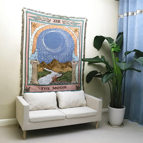 BowLift | Moon Tarot Tapestry Blanket