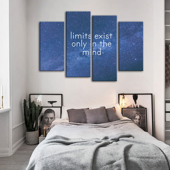 Only In The Mind 4 Piece - Canvas Wall Art Painting | Bowlift