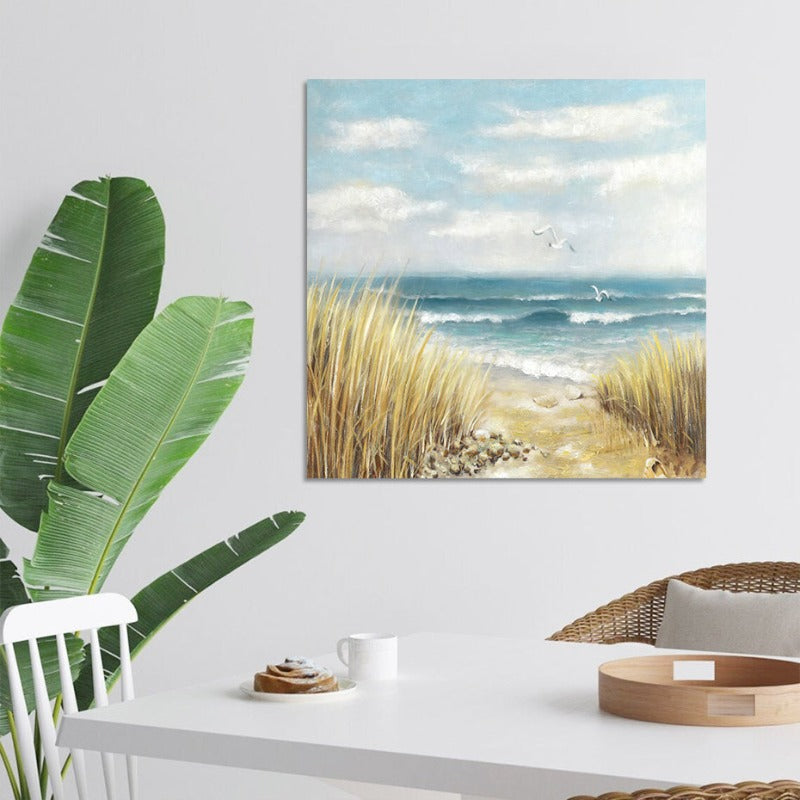 Seashore Artwork Coastal Wall Art | Bowlift