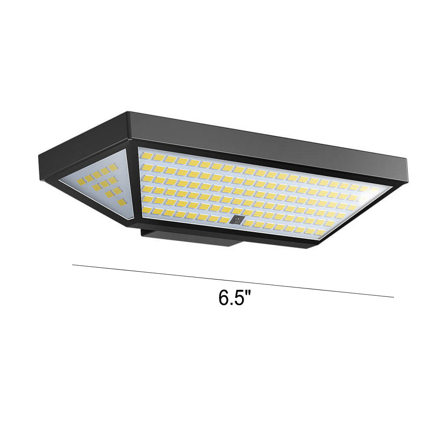 Simple Solar Trapezoid LED Multifunctional Outdoor Waterproof Garden Wall Sconce Lamp | Bowlift