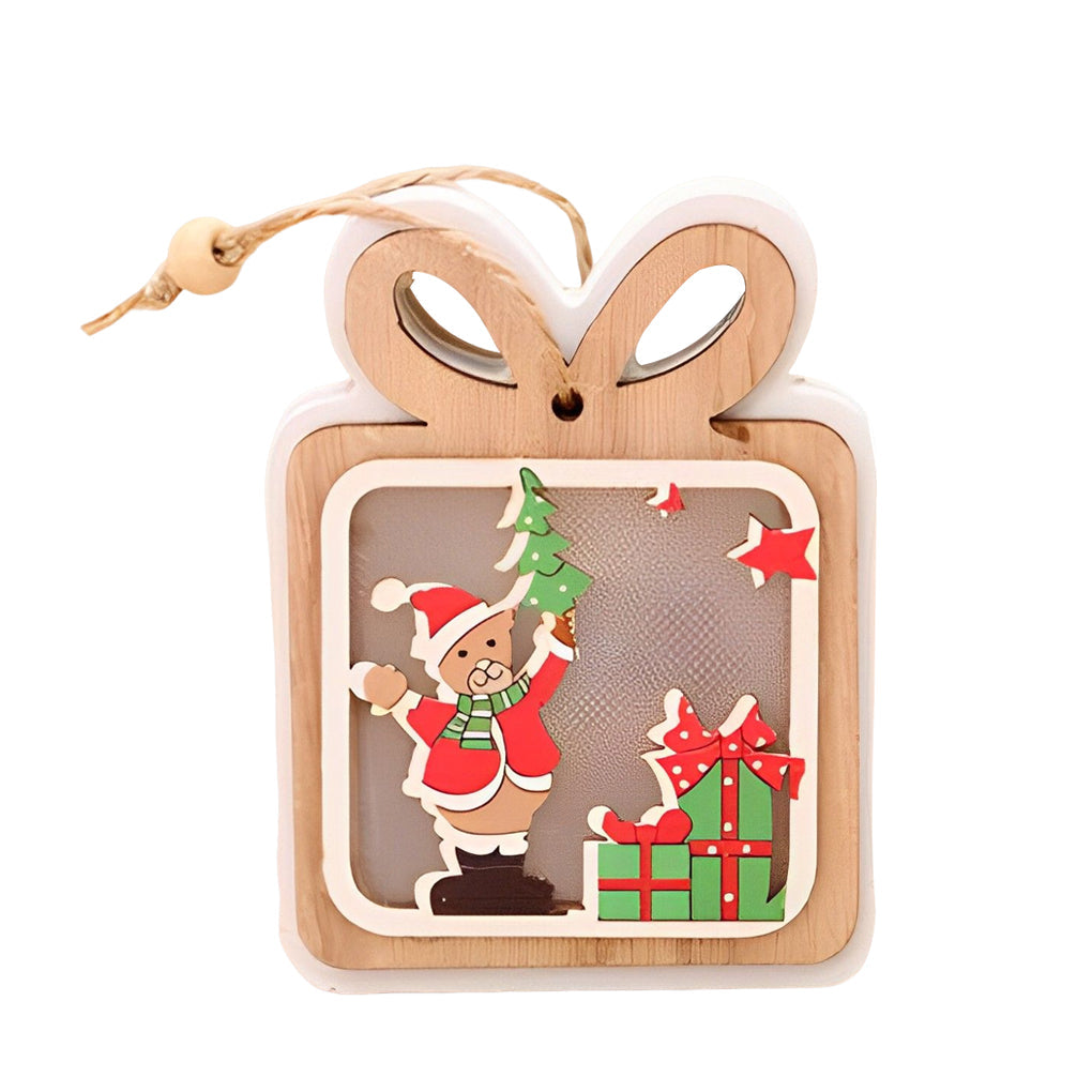 BowLift | FestiveWood - Lightweight wooden Christmas ornaments for tree decoration