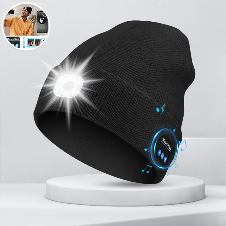 BowLift | LED Bluetooth Beanie with Detachable Speakers