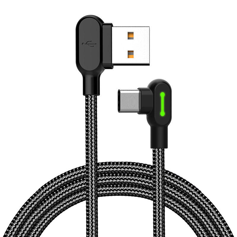 BowLift | L-Shaped Nylon Knitting Data Cable Suitable for iPhone