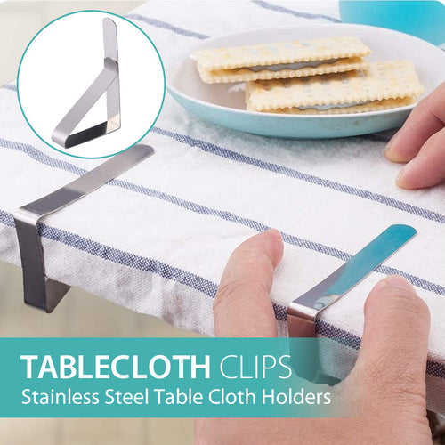 BowLift | Stainless Steel Tablecloth Clips (Set of 4)