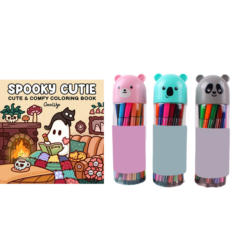 BowLift | Spooky Cutie: Coloring Book for Adults and Teens