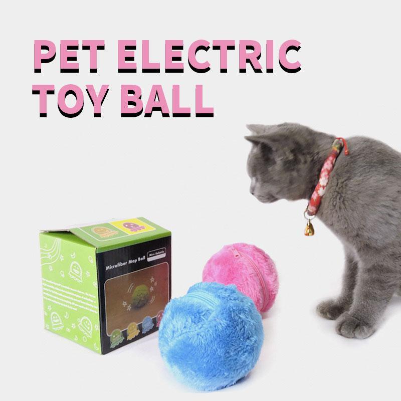 BowLift | Pet Electric Ball Toy with Plush Cover(4 Colors Included)