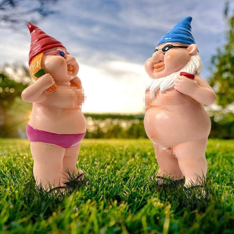 BowLift | Cheeky Garden Gnome Funny Statue