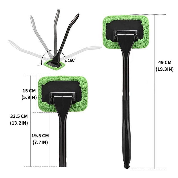 BowLift | Microfiber cleaner with 2 reusable microfiber hoods
