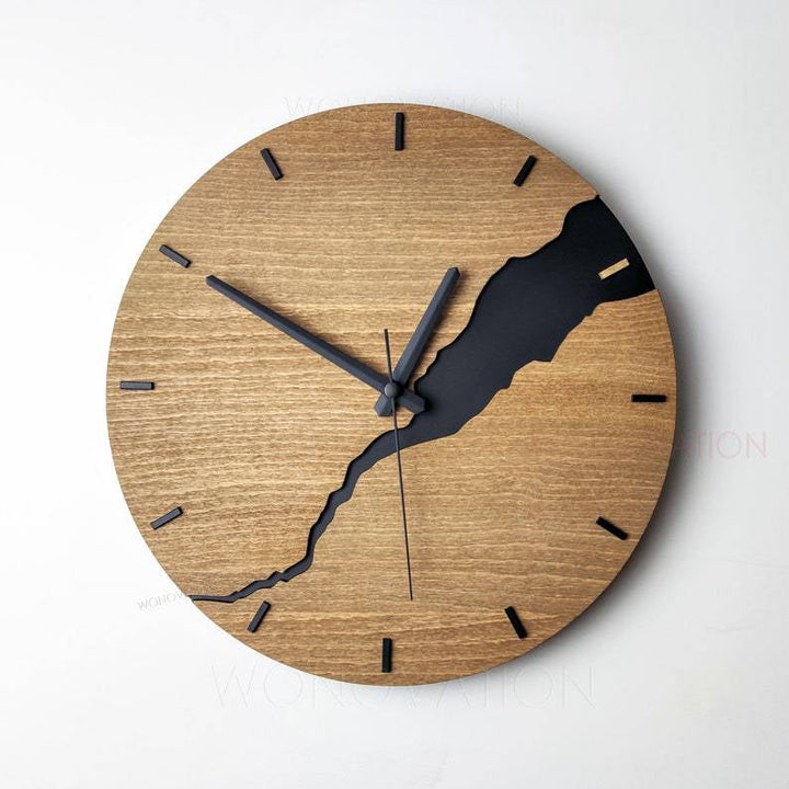 BowLift | Surrealistic Wall Clock - Artistic Time Indication in Black