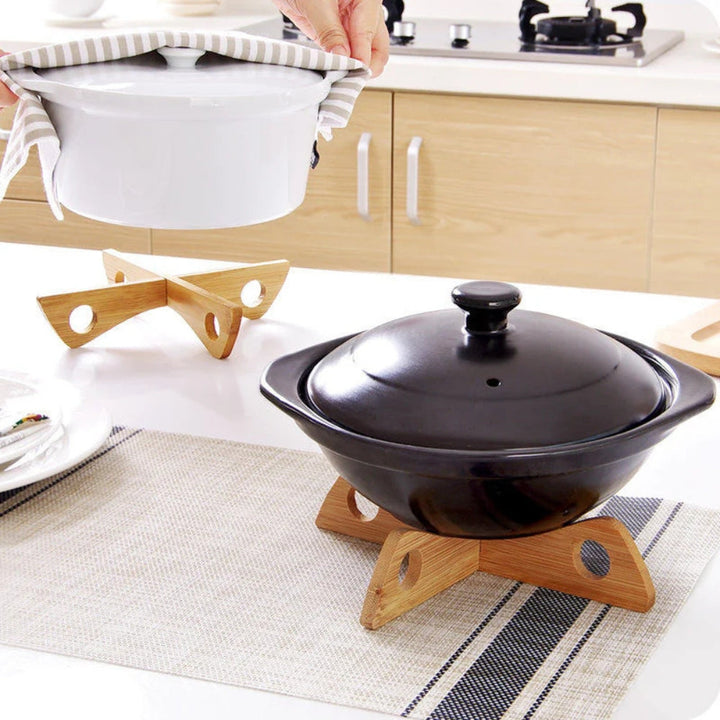 BowLift | Bamboo Pot Stand & Steam Rack