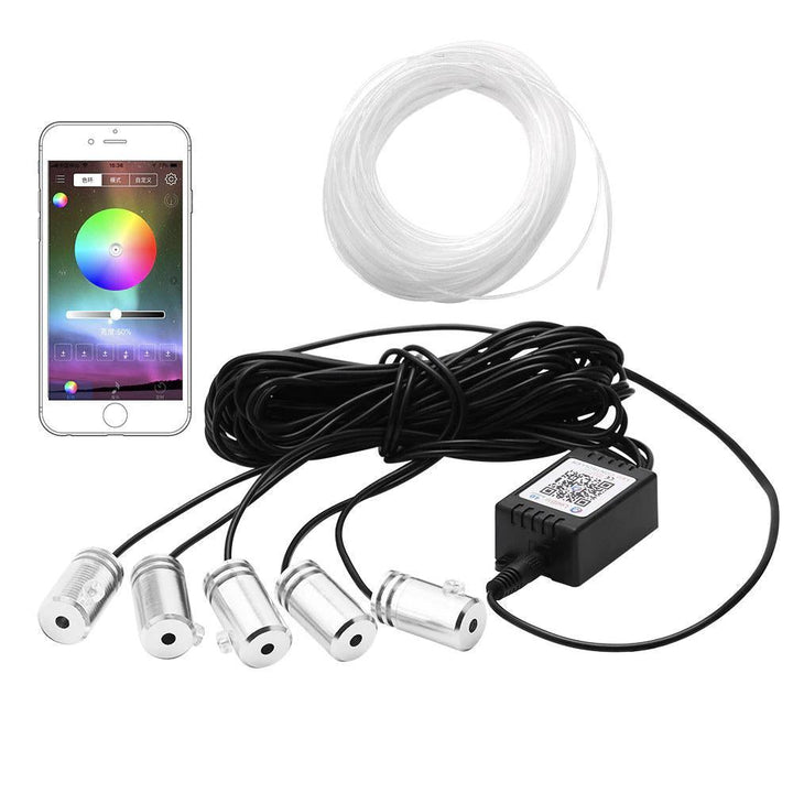 BowLift | 5 in 1 6.2M RGB LED Light Sound Active Car Interior Light