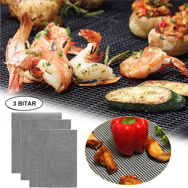 BowLift | Grillfine BBQ Grill net / Grill mat | Non-stick & Reusable | Heat resistant up to 370 °C | For meat, fish & vegetables