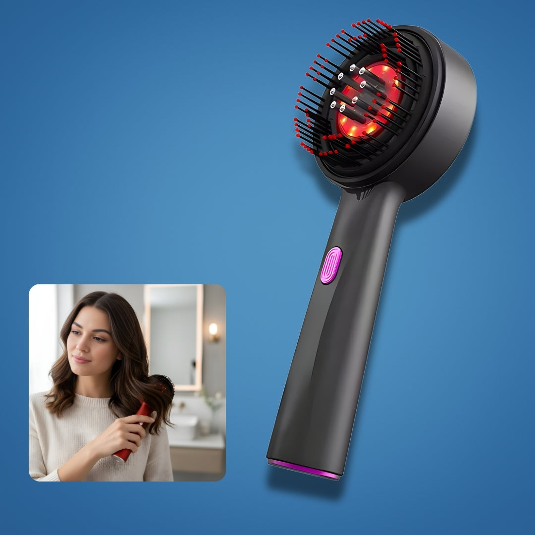 Red-Light Therapy – Rechargeable Hand-Held – Boosts Density for Thinning Hair – ThickerGrowth Bowlift