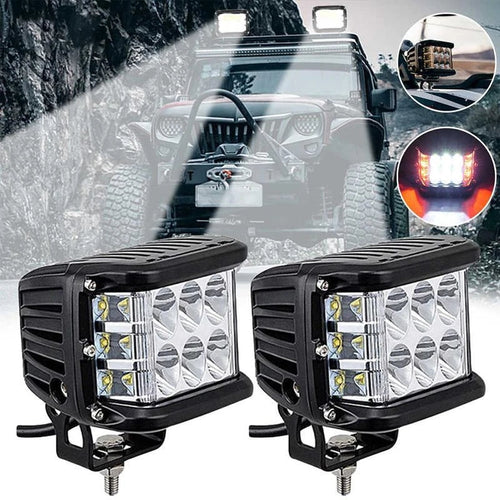 LED strobe spotlight with three sides for car | Bowlift