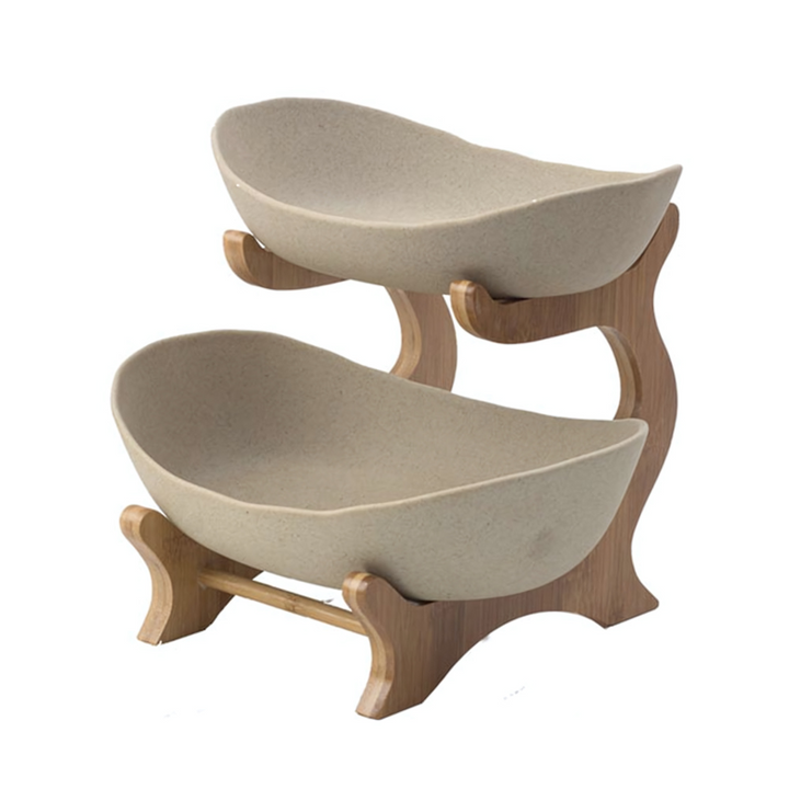BowLift | FruitTriad | Three-tier fruit bowl made of plastic