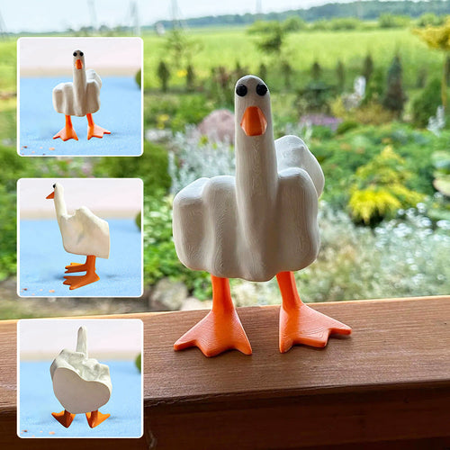 BowLift | Duck ornament in the shape of the middle finger