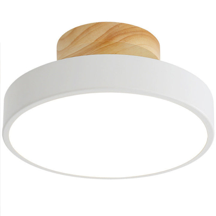 BowLift | LED Ceiling Light Wooden Flush Mount Fixture