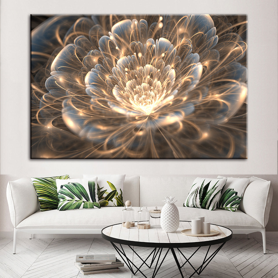 Mystical Flower - Canvas Wall Art Painting | Bowlift