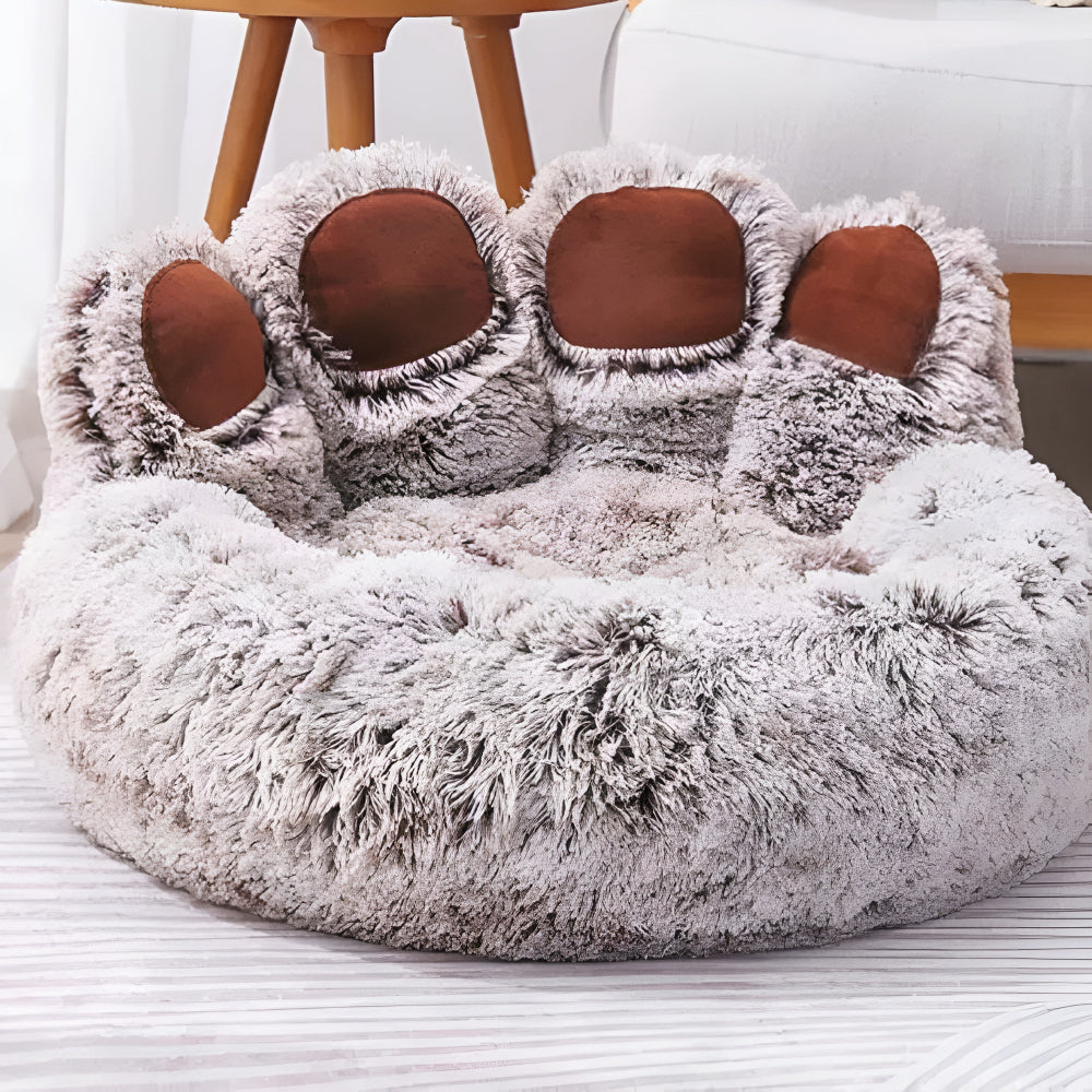BowLift | Furry Paw-Shaped Pet Bed