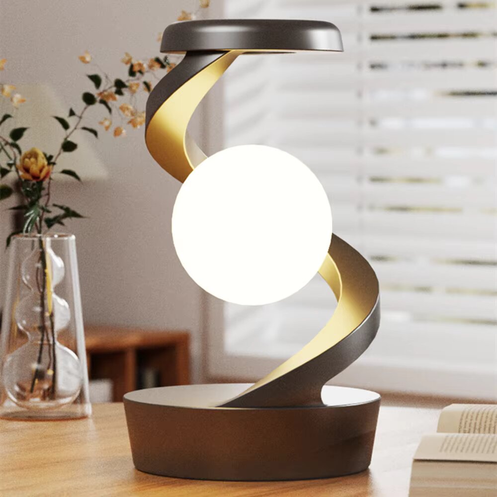 BowLift | Futuristic FloatCharge Lighting Wonder with Wireless Charger