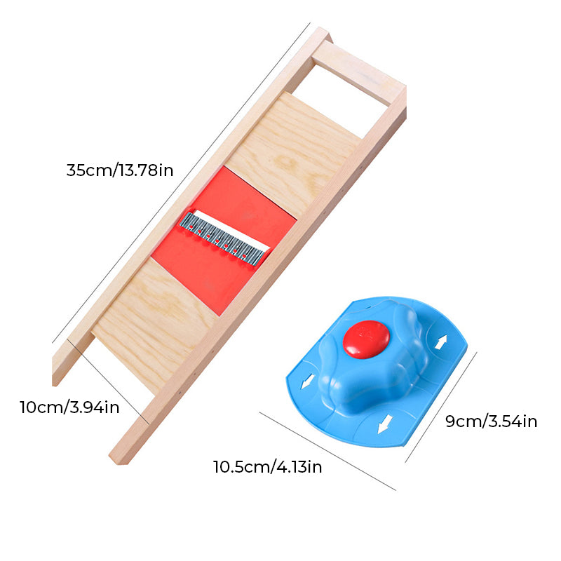 BowLift | Wooden Handle Potato Chips Slicer