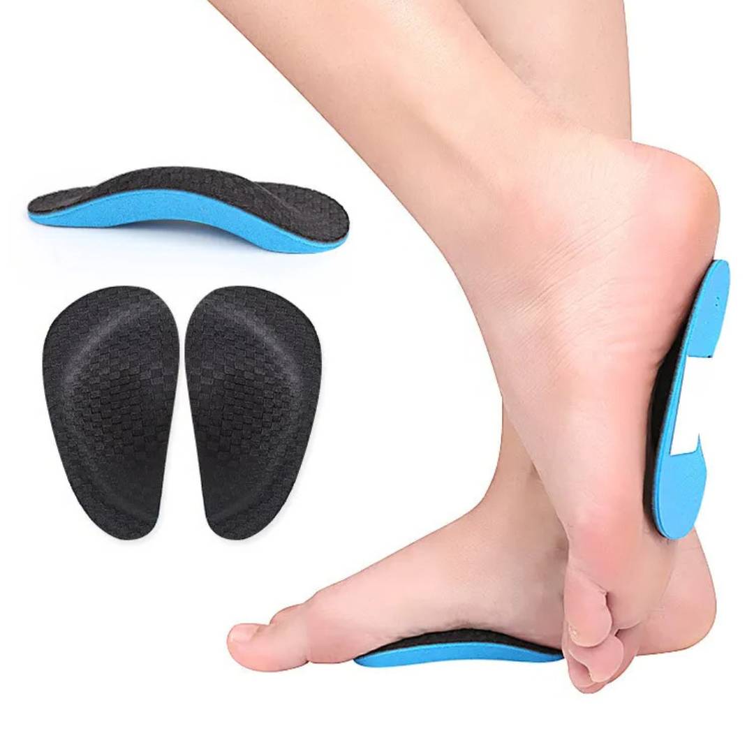 SoleEase High Arch Support Shoe Inserts | Soft EVA Foam - for Comfort Cushioning and Pain Relief Bowlift