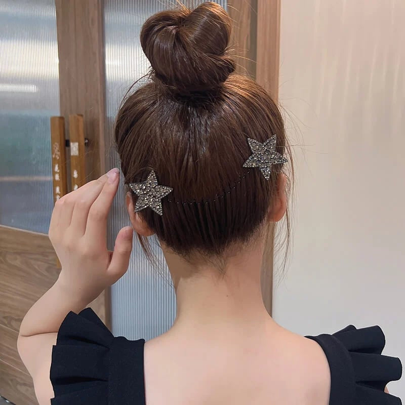 Rhinestone Star Hair Comb Set (5 pieces) | Bowlift