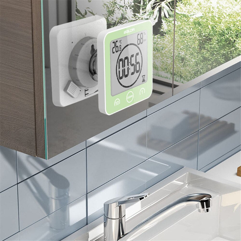 BowLift | Waterproof Shower Clock – Always On Time, Even In The Bathroom