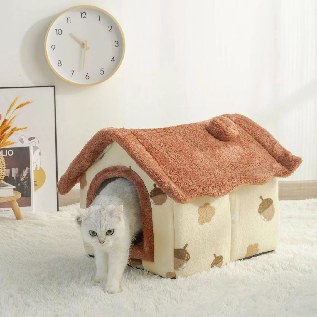 Cosy plush cat house Bowlift