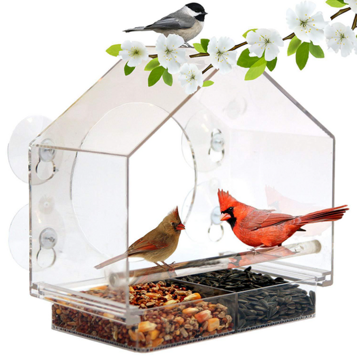 BowLift | Window Bird Feeder House