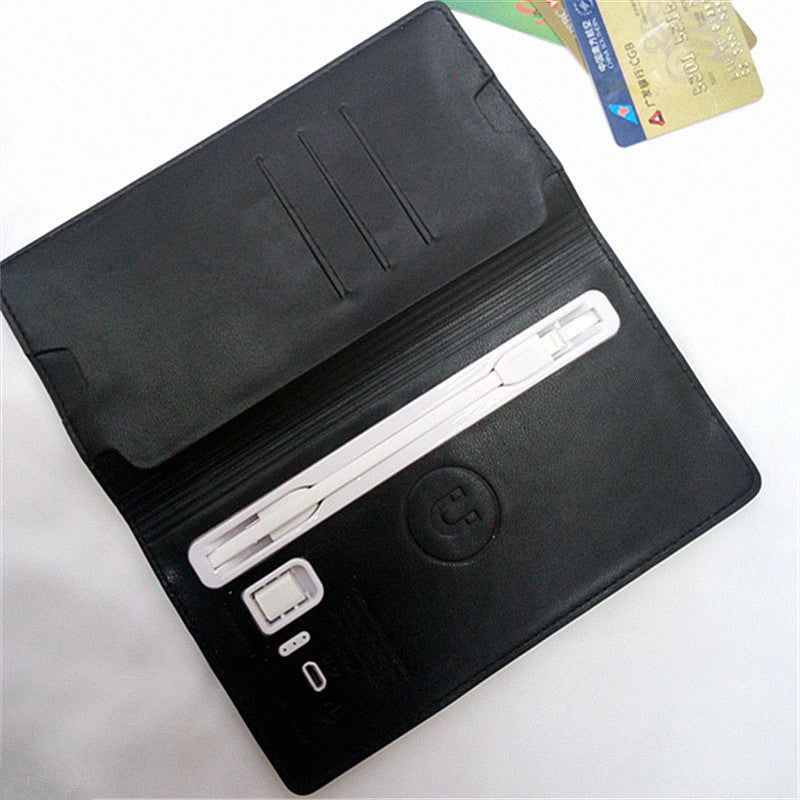 BowLift | 3-In-1 Incredibly Convenient Wallet Power Bank For Android & all Phone Types