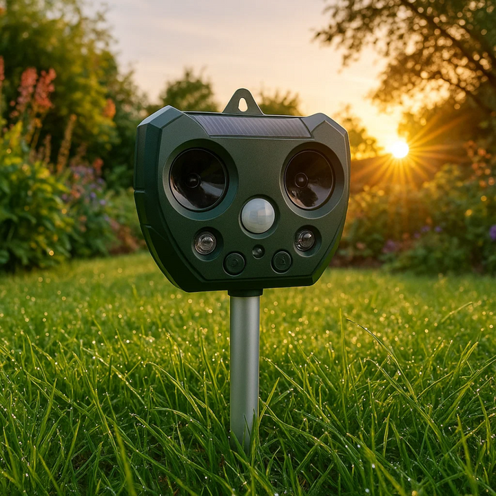 BowLift | Ultrasonic Bird & Pest Defender | Weatherproof, Solar-Powered & Effective for Garden Protection