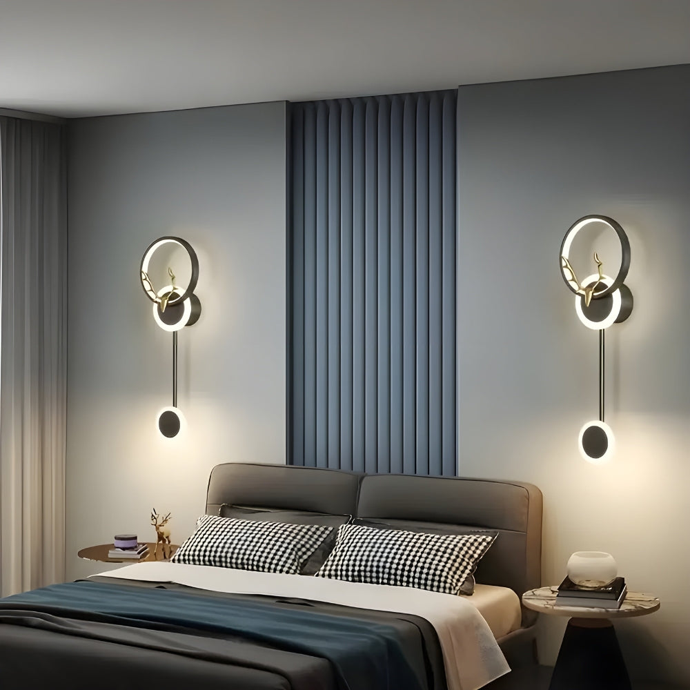 Elegant double wall light for minimalist and atmospheric lighting at home Bowlift